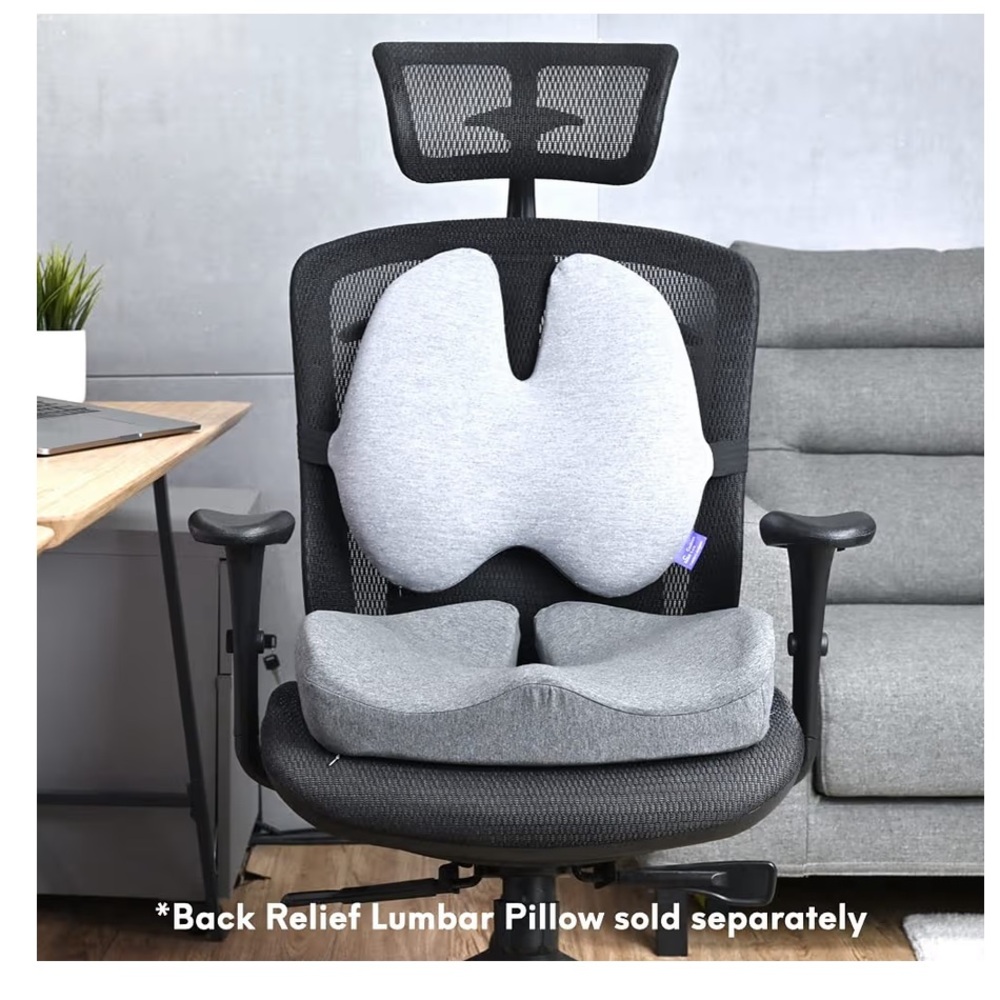 Ergonomic Seat and Back Support Cushion Set